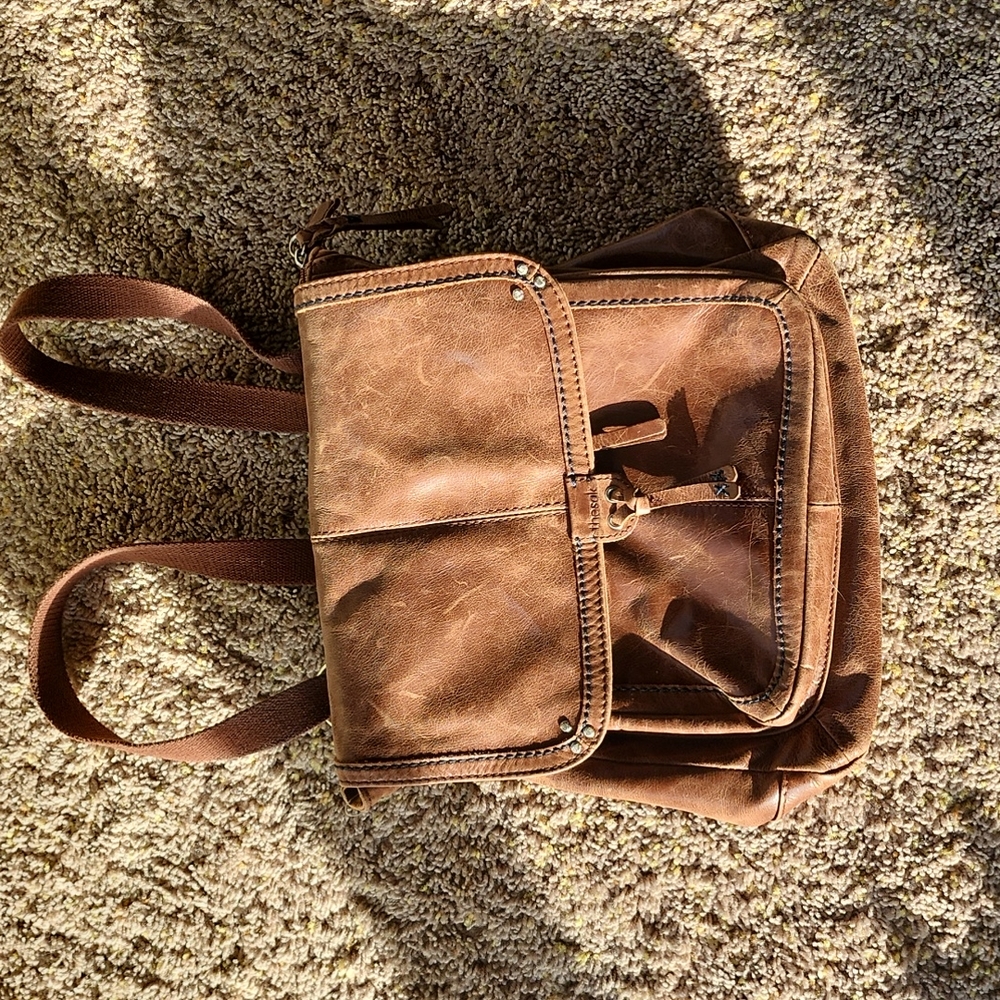 The Sak brown backpack crossbody